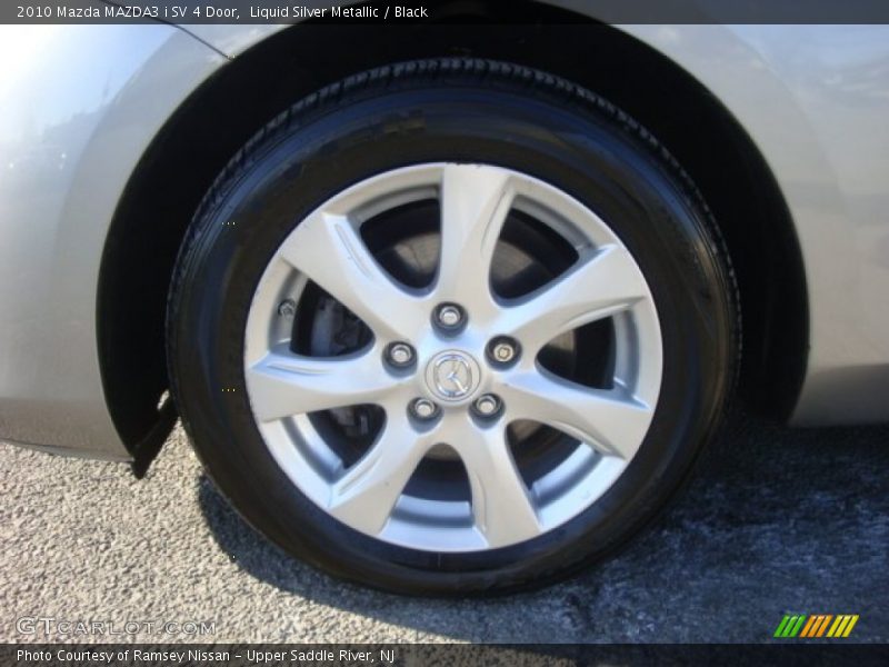 Liquid Silver Metallic / Black 2010 Mazda MAZDA3 i SV 4 Door