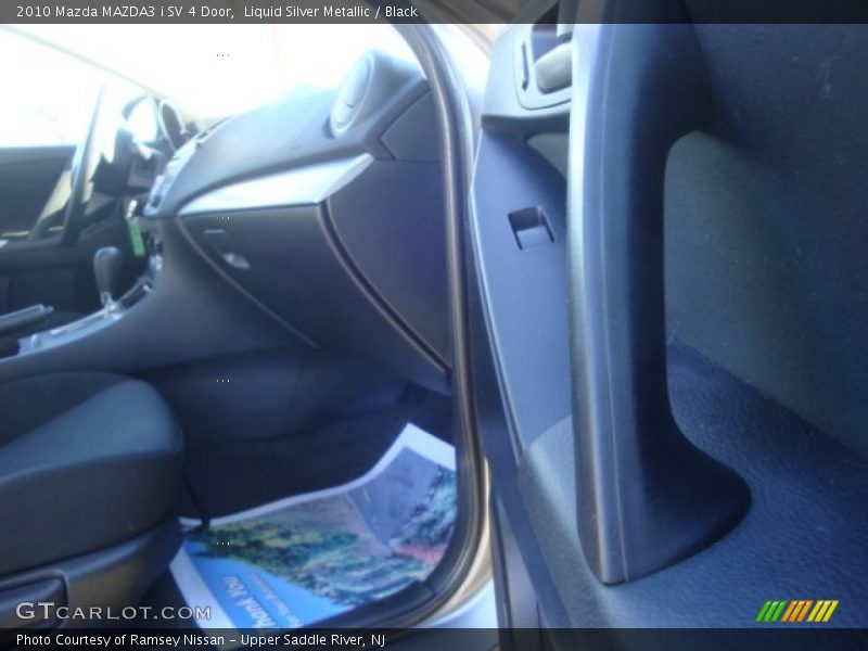 Liquid Silver Metallic / Black 2010 Mazda MAZDA3 i SV 4 Door