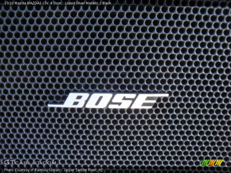 Liquid Silver Metallic / Black 2010 Mazda MAZDA3 i SV 4 Door