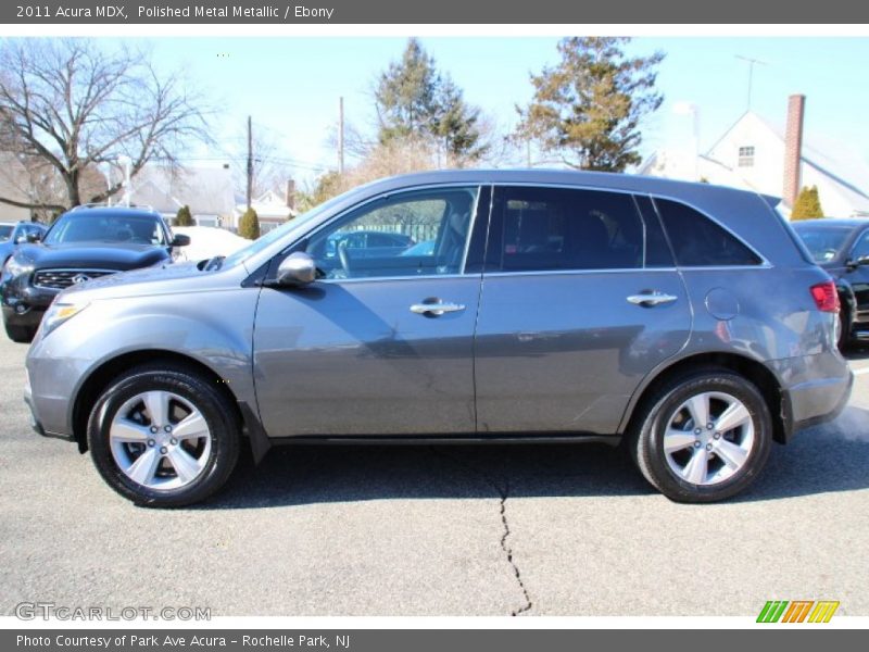 Polished Metal Metallic / Ebony 2011 Acura MDX