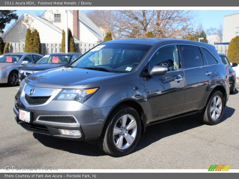 Polished Metal Metallic / Ebony 2011 Acura MDX