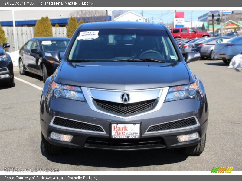 Polished Metal Metallic / Ebony 2011 Acura MDX