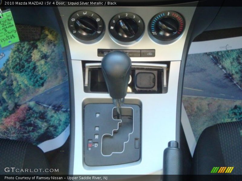 Liquid Silver Metallic / Black 2010 Mazda MAZDA3 i SV 4 Door