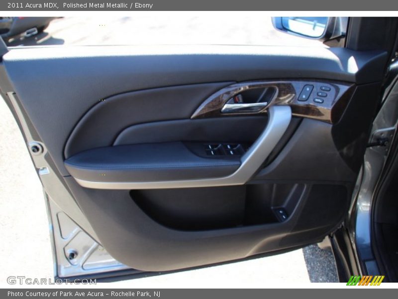 Polished Metal Metallic / Ebony 2011 Acura MDX