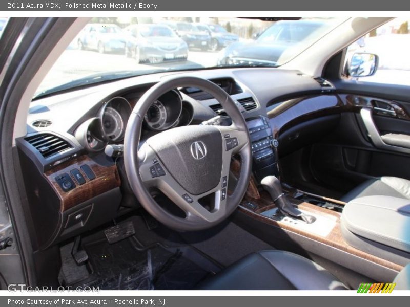 Polished Metal Metallic / Ebony 2011 Acura MDX