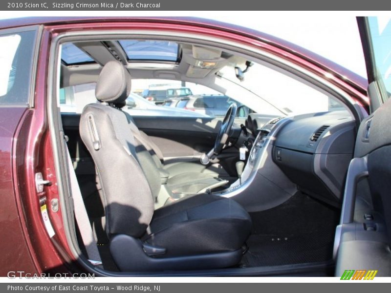 Sizzling Crimson Mica / Dark Charcoal 2010 Scion tC