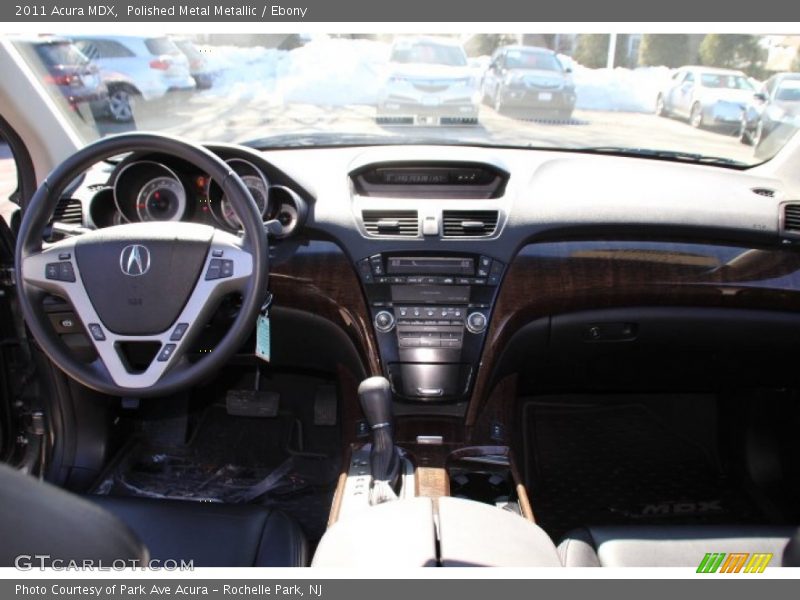 Polished Metal Metallic / Ebony 2011 Acura MDX