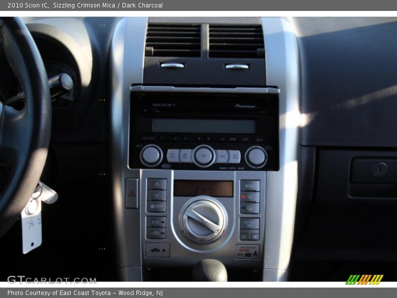 Sizzling Crimson Mica / Dark Charcoal 2010 Scion tC