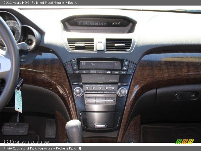 Polished Metal Metallic / Ebony 2011 Acura MDX