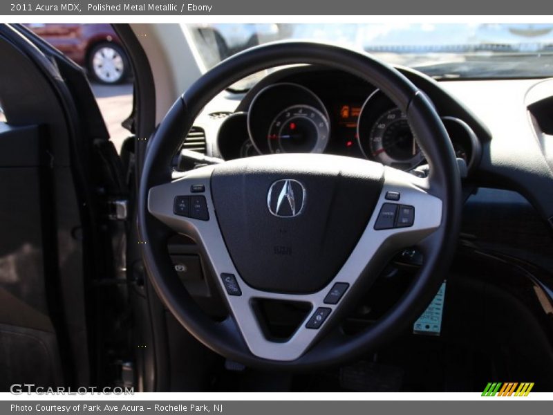 Polished Metal Metallic / Ebony 2011 Acura MDX