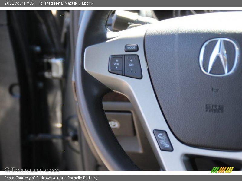 Polished Metal Metallic / Ebony 2011 Acura MDX