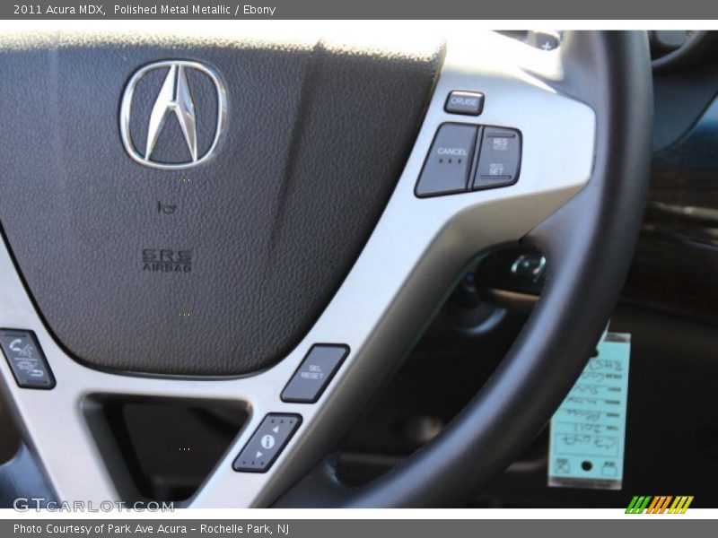 Polished Metal Metallic / Ebony 2011 Acura MDX