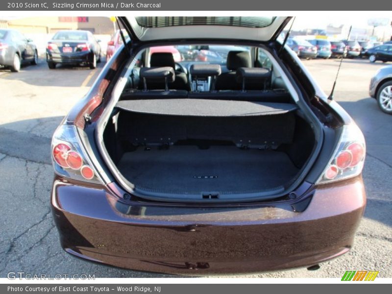 Sizzling Crimson Mica / Dark Charcoal 2010 Scion tC