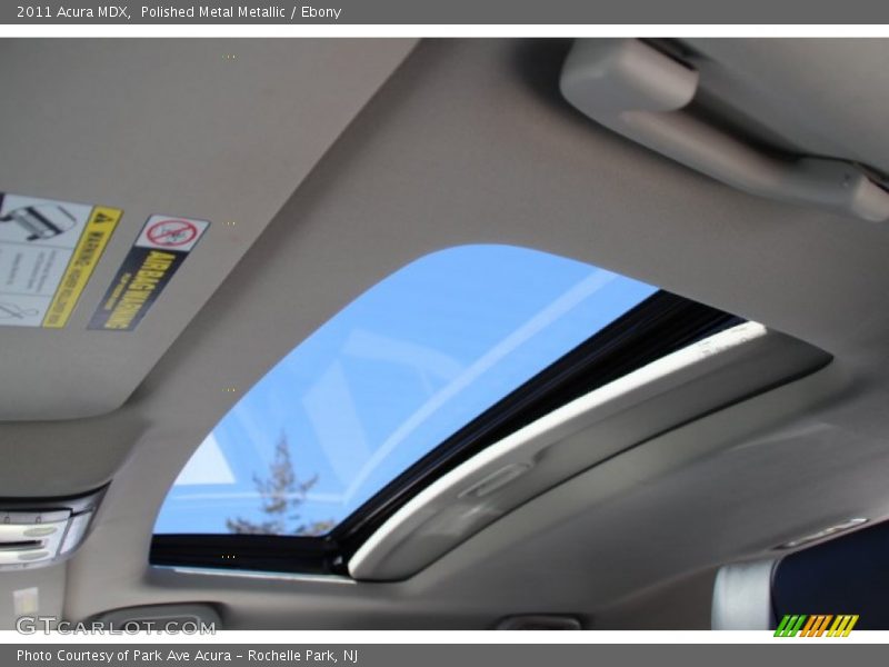 Polished Metal Metallic / Ebony 2011 Acura MDX