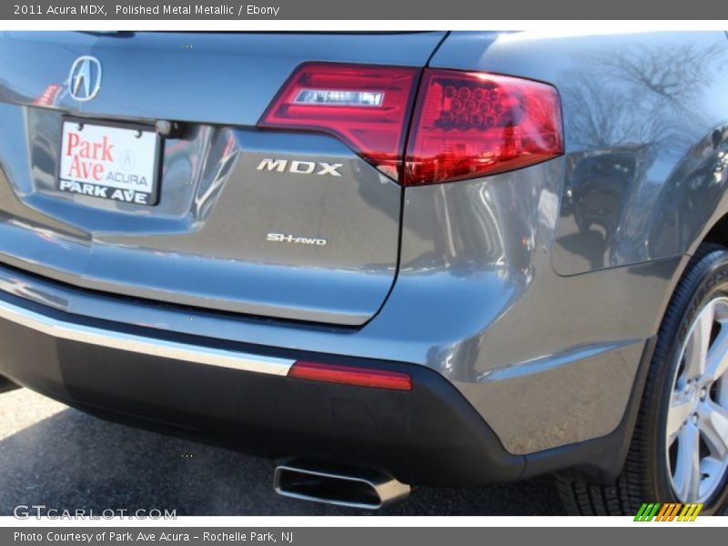 Polished Metal Metallic / Ebony 2011 Acura MDX