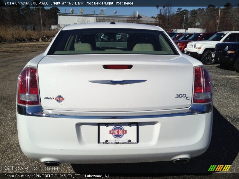 Bright White / Dark Frost Beige/Light Frost Beige 2014 Chrysler 300 AWD