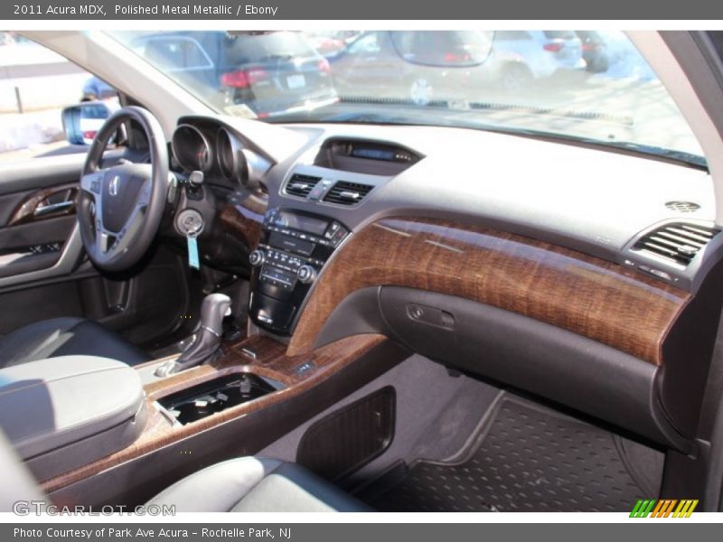 Polished Metal Metallic / Ebony 2011 Acura MDX