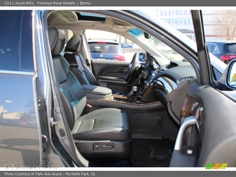 Polished Metal Metallic / Ebony 2011 Acura MDX