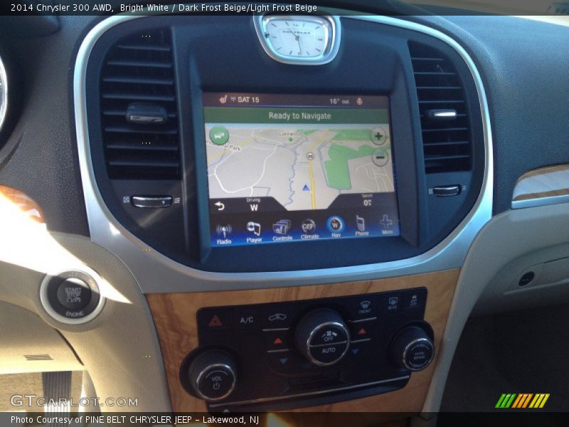 Bright White / Dark Frost Beige/Light Frost Beige 2014 Chrysler 300 AWD