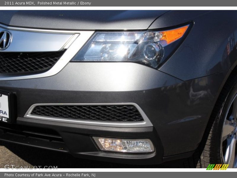 Polished Metal Metallic / Ebony 2011 Acura MDX