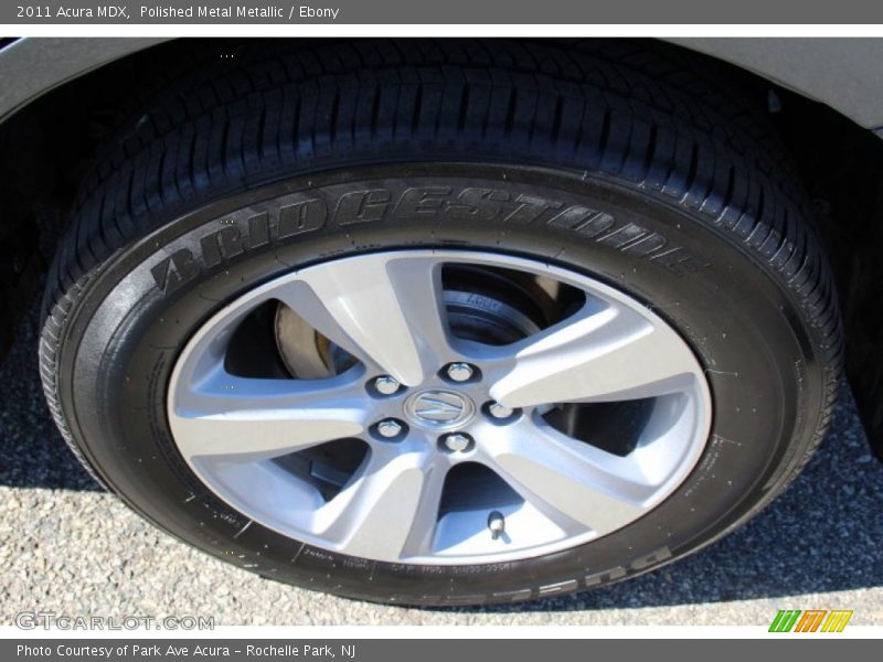 Polished Metal Metallic / Ebony 2011 Acura MDX