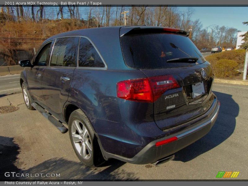 Bali Blue Pearl / Taupe 2011 Acura MDX Technology