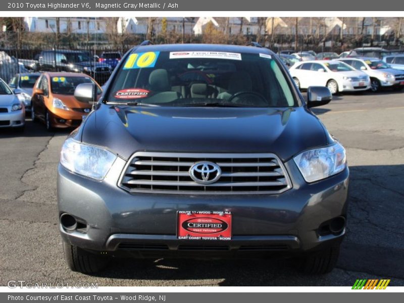 Magnetic Gray Metallic / Ash 2010 Toyota Highlander V6