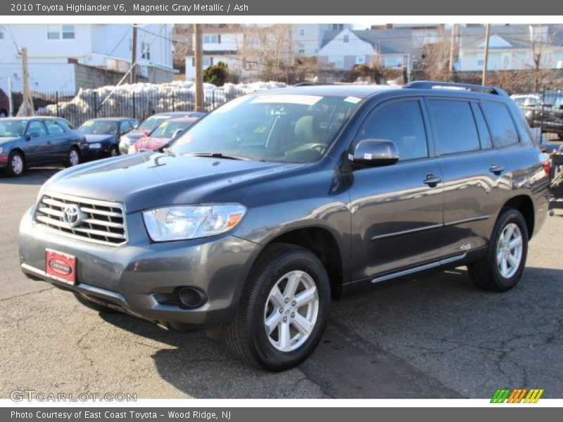 Magnetic Gray Metallic / Ash 2010 Toyota Highlander V6