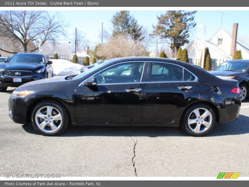 Crystal Black Pearl / Ebony 2011 Acura TSX Sedan
