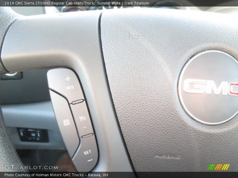 Summit White / Dark Titanium 2014 GMC Sierra 2500HD Regular Cab Utility Truck