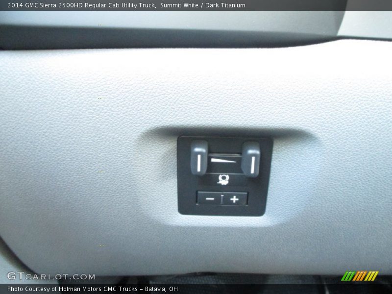 Summit White / Dark Titanium 2014 GMC Sierra 2500HD Regular Cab Utility Truck