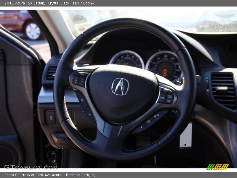 Crystal Black Pearl / Ebony 2011 Acura TSX Sedan