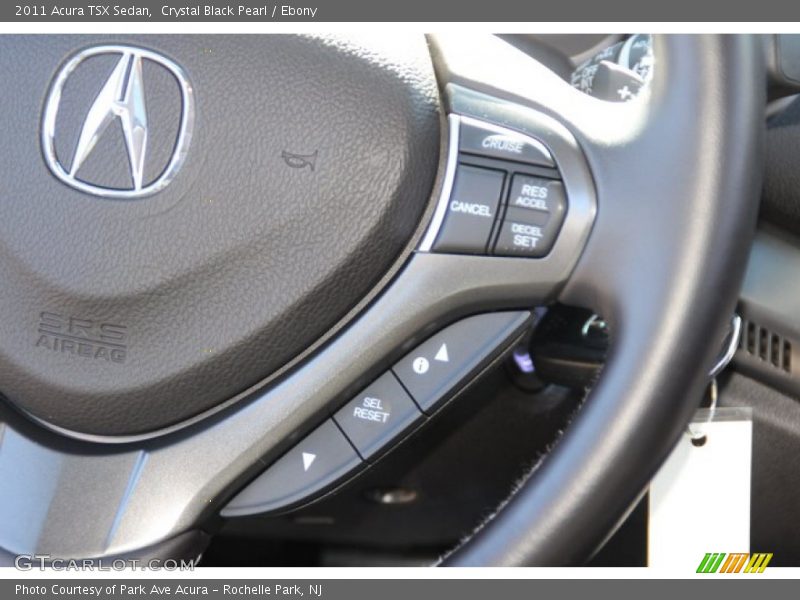 Crystal Black Pearl / Ebony 2011 Acura TSX Sedan