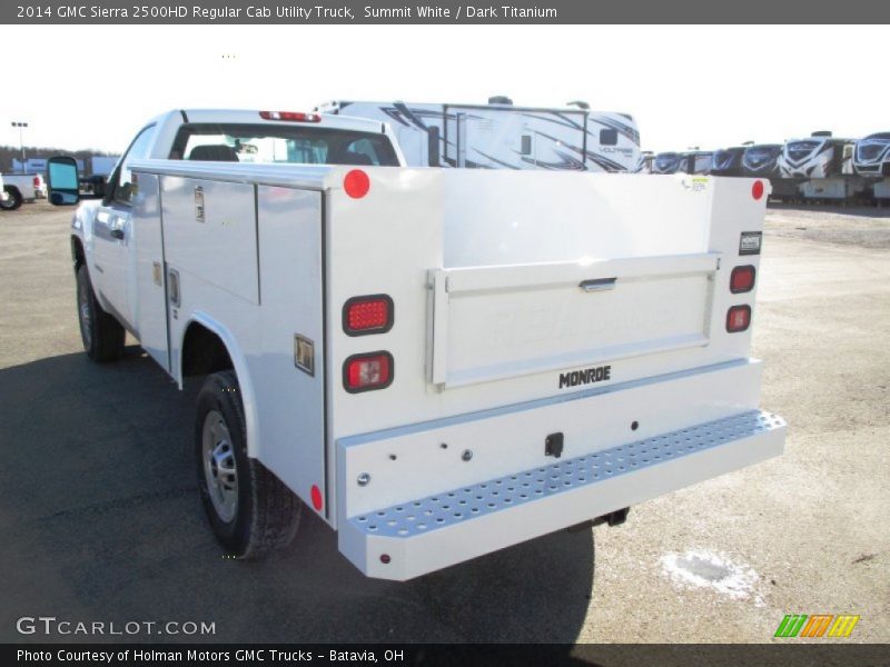 Summit White / Dark Titanium 2014 GMC Sierra 2500HD Regular Cab Utility Truck