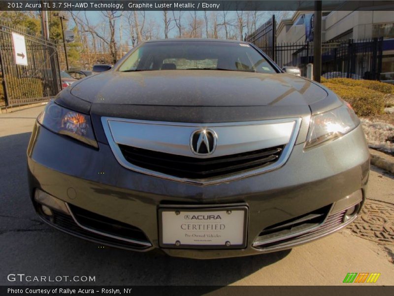 Graphite Luster Metallic / Ebony 2012 Acura TL 3.7 SH-AWD Technology