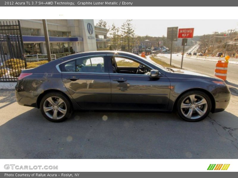 Graphite Luster Metallic / Ebony 2012 Acura TL 3.7 SH-AWD Technology