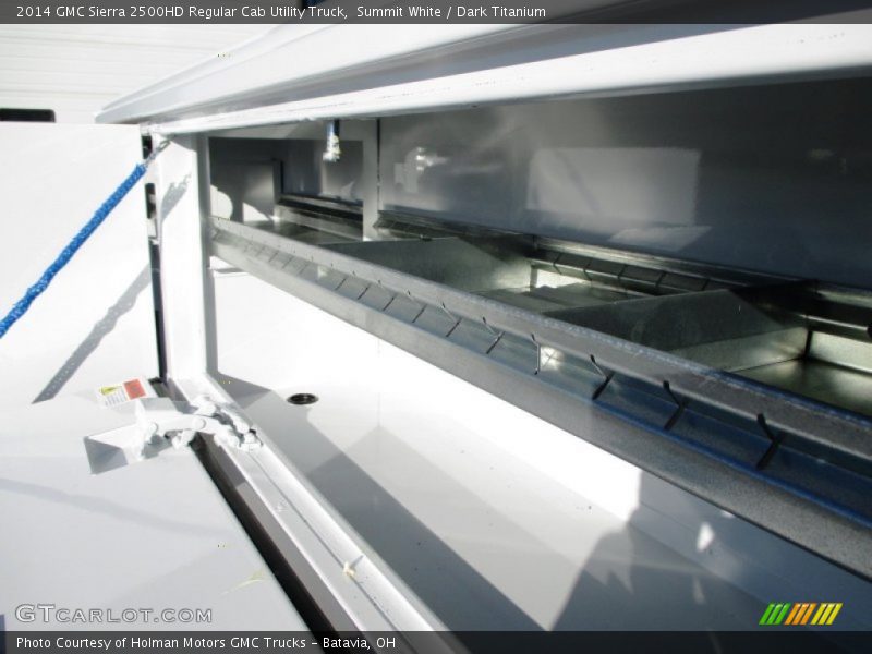 Summit White / Dark Titanium 2014 GMC Sierra 2500HD Regular Cab Utility Truck