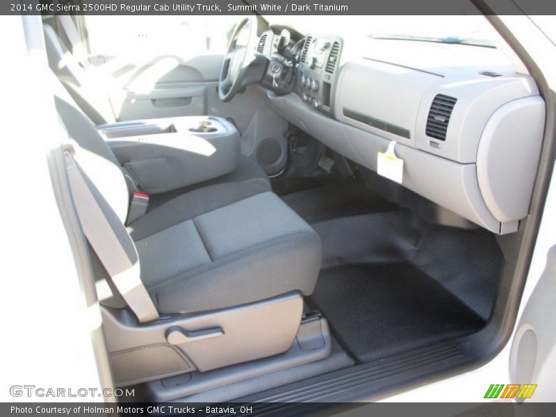 Summit White / Dark Titanium 2014 GMC Sierra 2500HD Regular Cab Utility Truck
