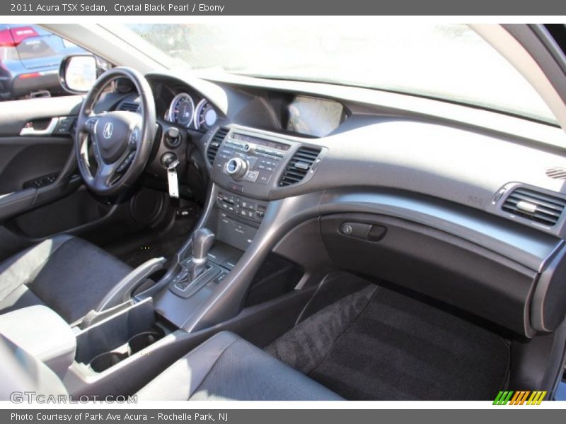 Crystal Black Pearl / Ebony 2011 Acura TSX Sedan