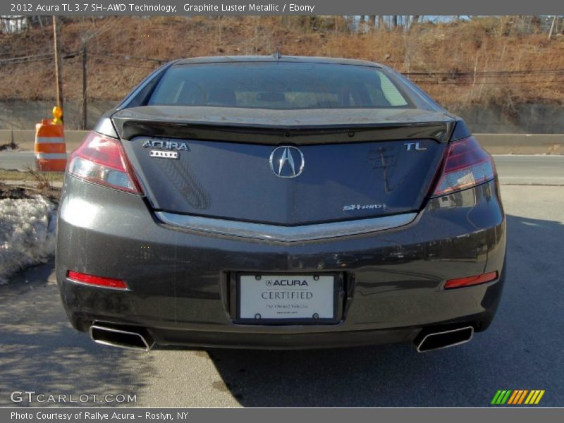 Graphite Luster Metallic / Ebony 2012 Acura TL 3.7 SH-AWD Technology