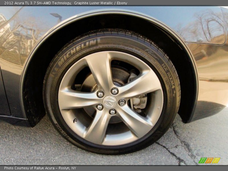Graphite Luster Metallic / Ebony 2012 Acura TL 3.7 SH-AWD Technology