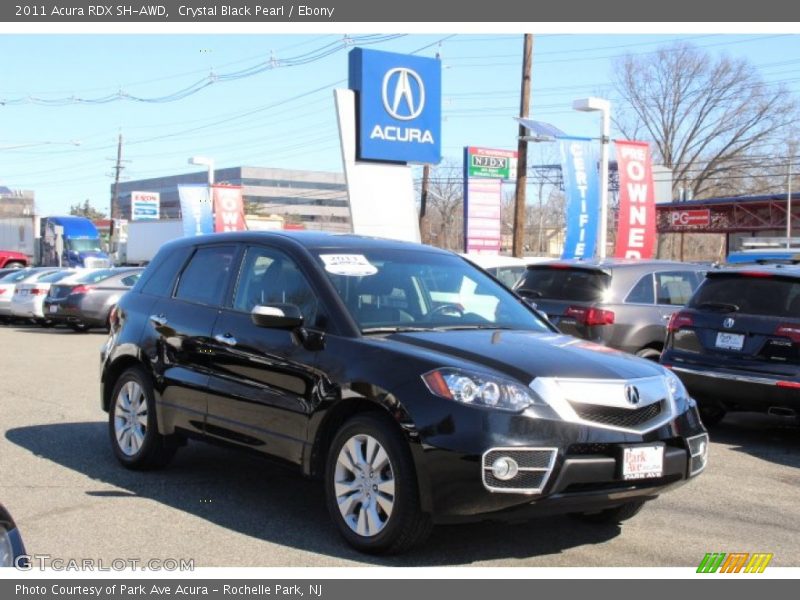 Crystal Black Pearl / Ebony 2011 Acura RDX SH-AWD