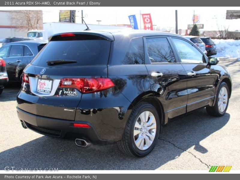 Crystal Black Pearl / Ebony 2011 Acura RDX SH-AWD