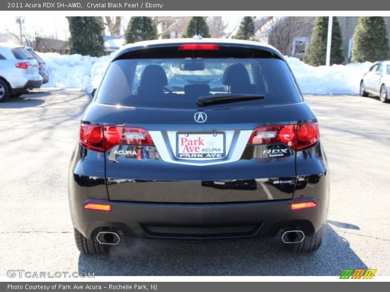 Crystal Black Pearl / Ebony 2011 Acura RDX SH-AWD