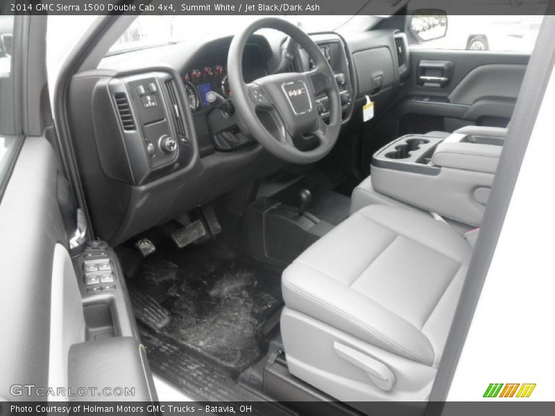 Summit White / Jet Black/Dark Ash 2014 GMC Sierra 1500 Double Cab 4x4
