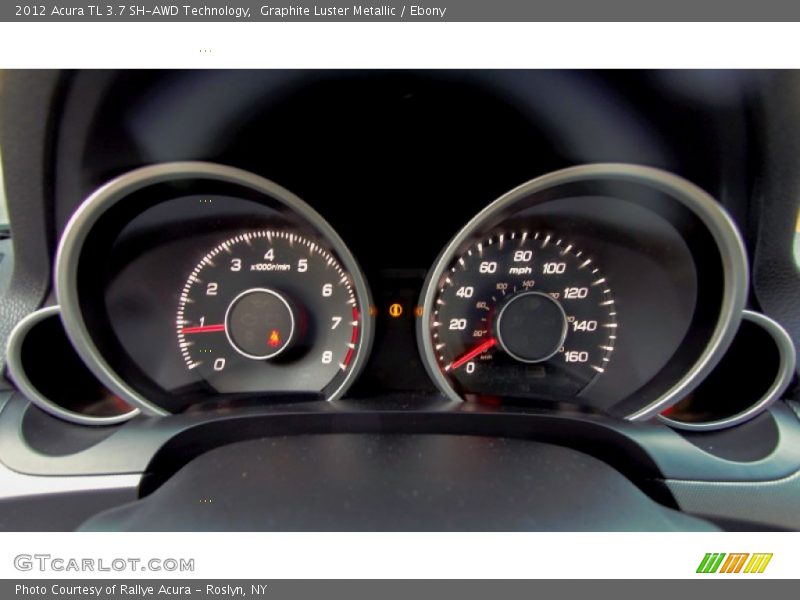 Graphite Luster Metallic / Ebony 2012 Acura TL 3.7 SH-AWD Technology
