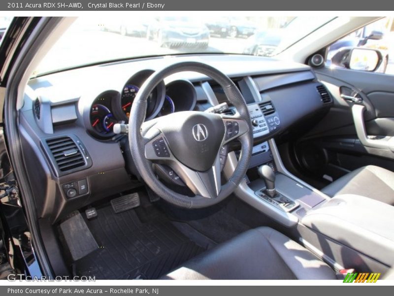 Crystal Black Pearl / Ebony 2011 Acura RDX SH-AWD