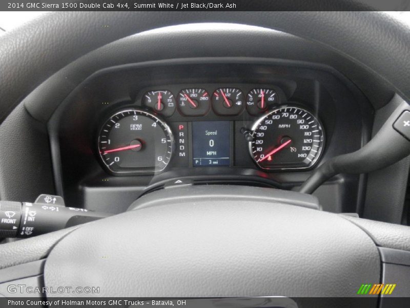 Summit White / Jet Black/Dark Ash 2014 GMC Sierra 1500 Double Cab 4x4