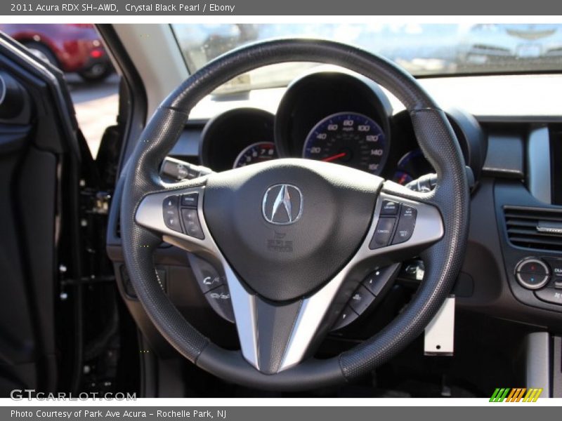 Crystal Black Pearl / Ebony 2011 Acura RDX SH-AWD