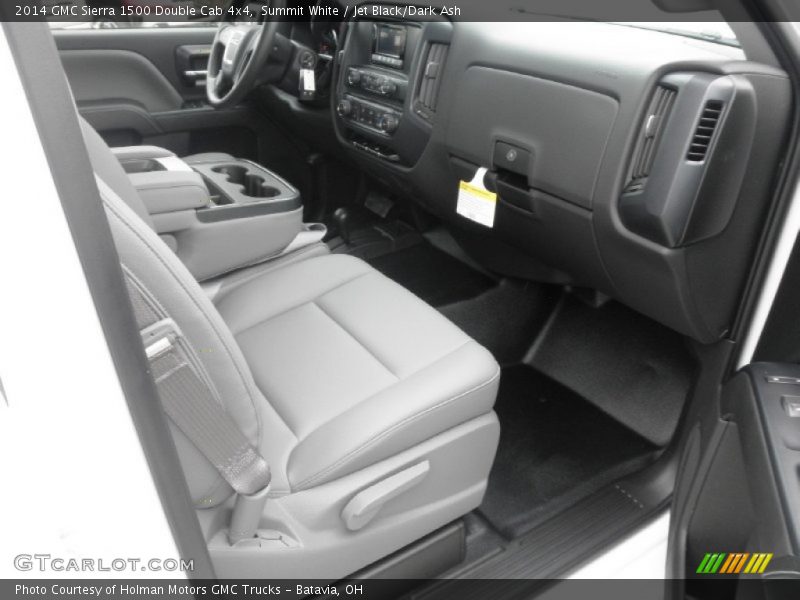 Summit White / Jet Black/Dark Ash 2014 GMC Sierra 1500 Double Cab 4x4